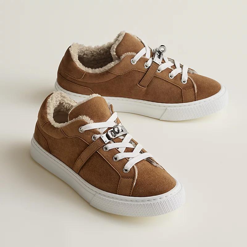 Giày Hermes Day Sneaker Nữ Nâu